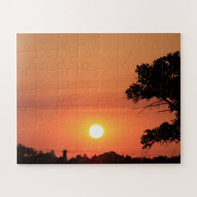 Kansas Golden Sunset Jigsaw Puzzle (Horizontal)