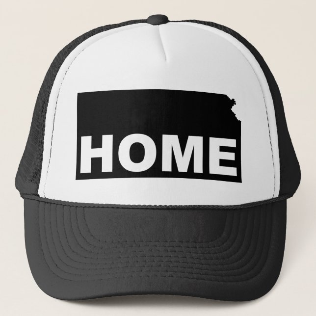Kansas Home Away From State Ball Cap Hat (Front)