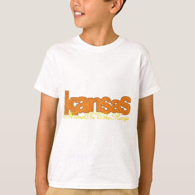 Kansas - Home on the Range T-Shirt (Front)