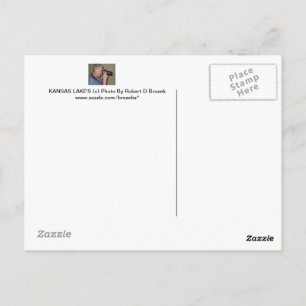 KANSAS LAKE'S WILSON RESERVOIR POSTCARD