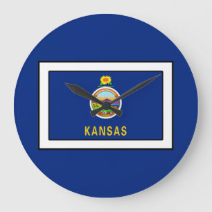 Kansas Large Clock