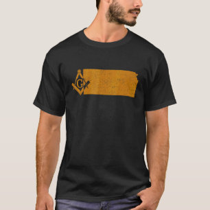Kansas Masons Grand Lodge Af&am Freemasons Father' T-Shirt