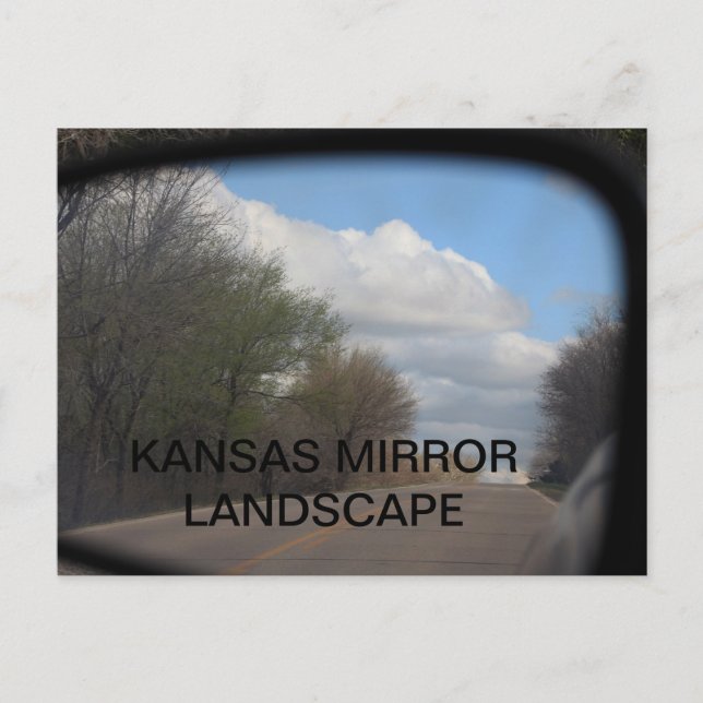 KANSAS MIRROR LANDSCAPE  POST CARD (Front)
