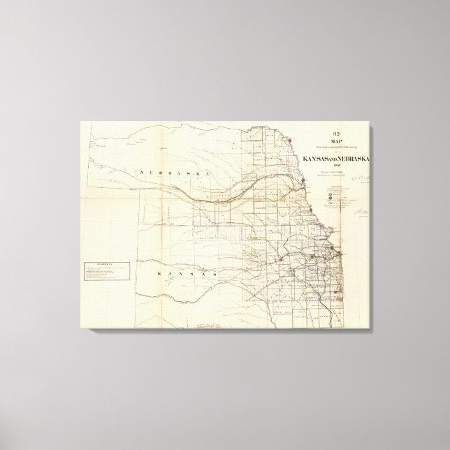 Kansas, Nebraska Canvas Print (Front)