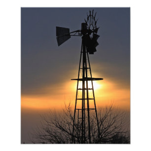 Kansas NEW YEARS EVE 2021 colourful Sunset  Photo Print
