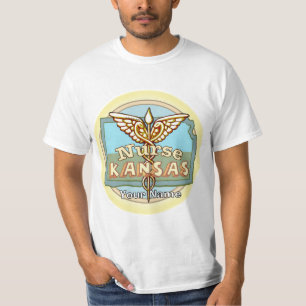 Kansas Nurse Caduceus T-Shirt