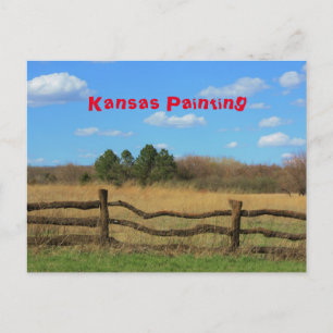 Kansas Painting Postcard
