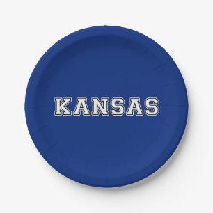 Kansas Paper Plate