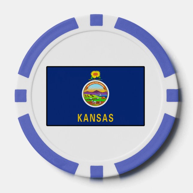 Kansas Poker Chips (Front)
