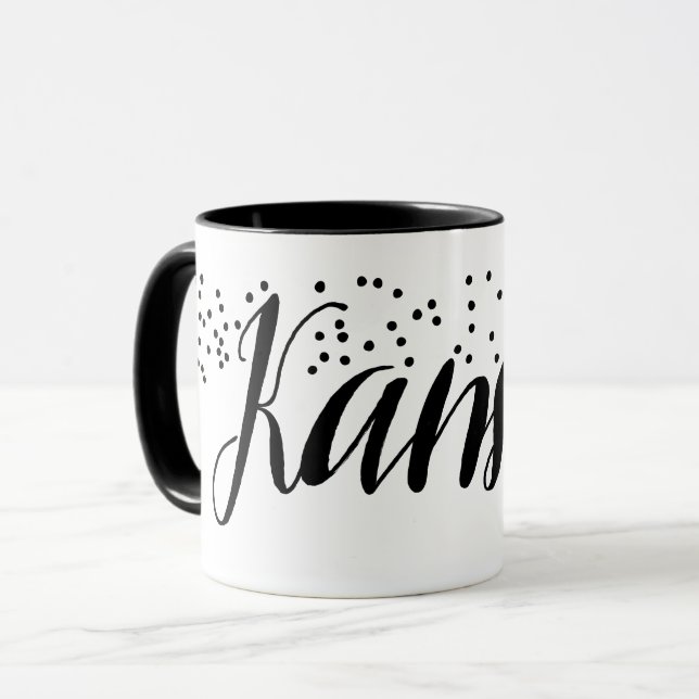 Kansas Polka Dot Mug (Front Left)