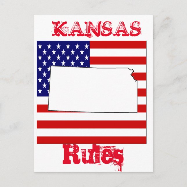 KANSAS  POSTCARD (Front)