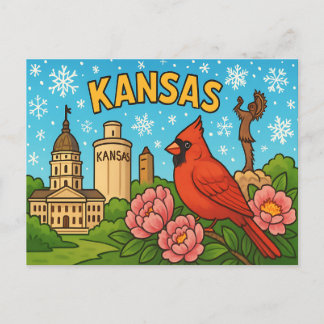 KANSAS Postcard