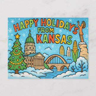 KANSAS Postcard