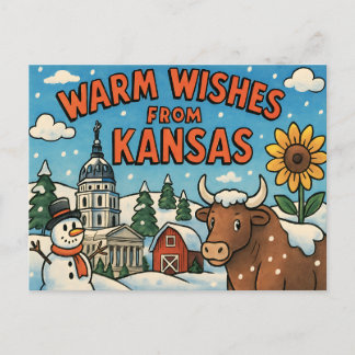KANSAS Postcard
