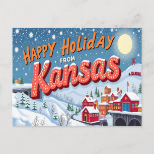 KANSAS Postcard