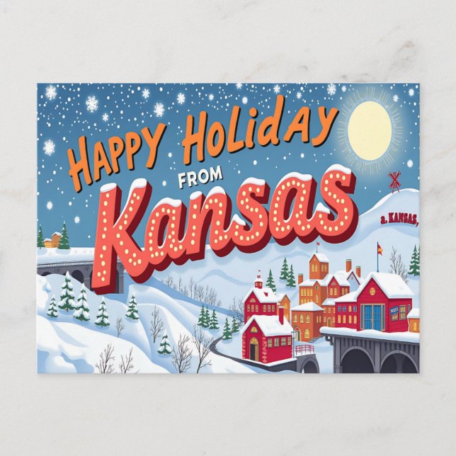 KANSAS Postcard (Front)