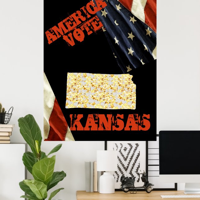 KANSAS  POSTER (Home Office)