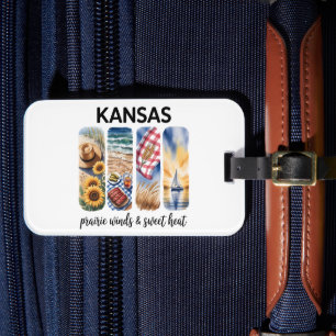 Kansas – Prairie Winds & Sweet Heat Luggage Tag