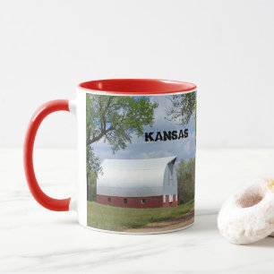 Kansas Red Barn Mug