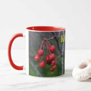 Kansas Red Berries Coffee Mug