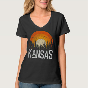 Kansas Retro Style Vintage 70s 80s 90s Men Women T-Shirt