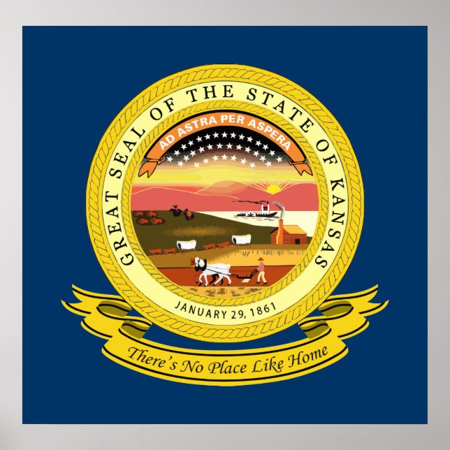 Kansas Seal Poster (Front)