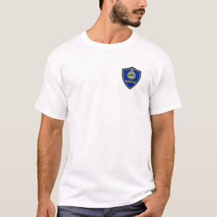 Kansas shield flag T-Shirt