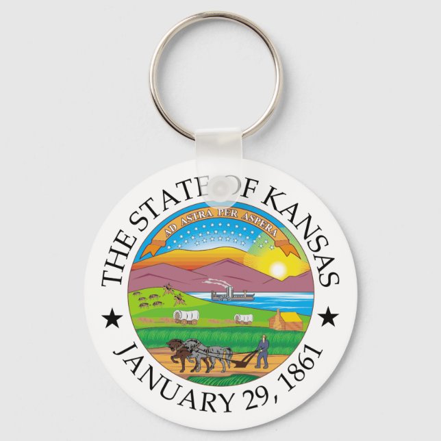 Kansas sign key ring (Front)