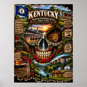 Kansas Skull Art Print   State of Mind