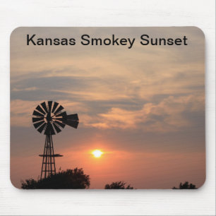 Kansas Smokey Sunset Mouse Mat