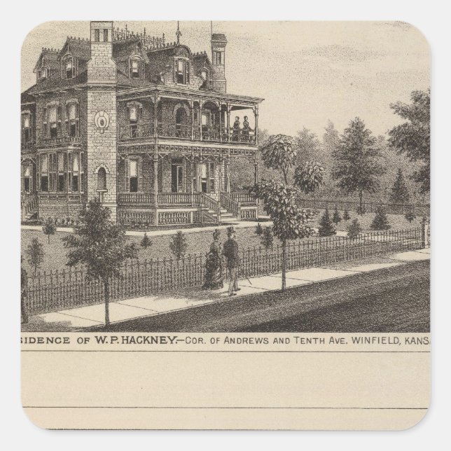 Kansas Square Sticker (Front)