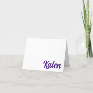 Kansas State EMAW! Personalised Folded Note Cards