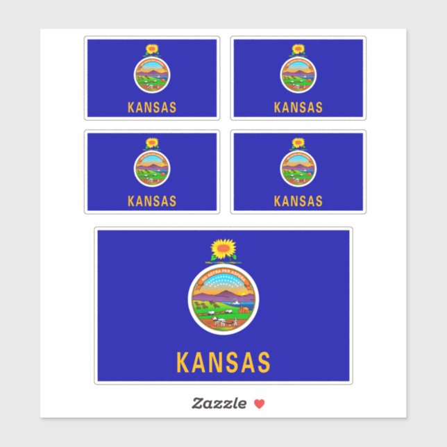 Kansas State Flag Design (Sheet)