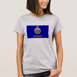 Kansas State Flag Design T-Shirt