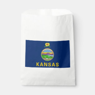 Kansas State Flag Favour Bags
