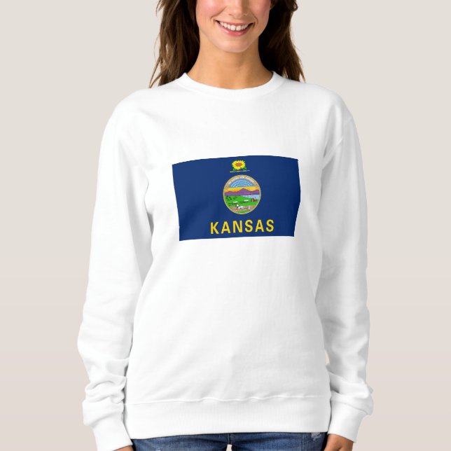 Kansas State Flag Sweatshirt (Front)