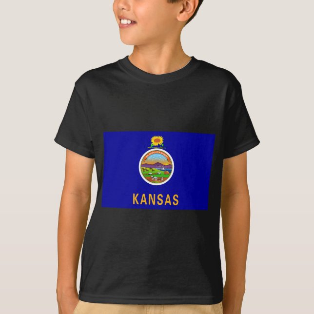 Kansas State Flag T-Shirt (Front)