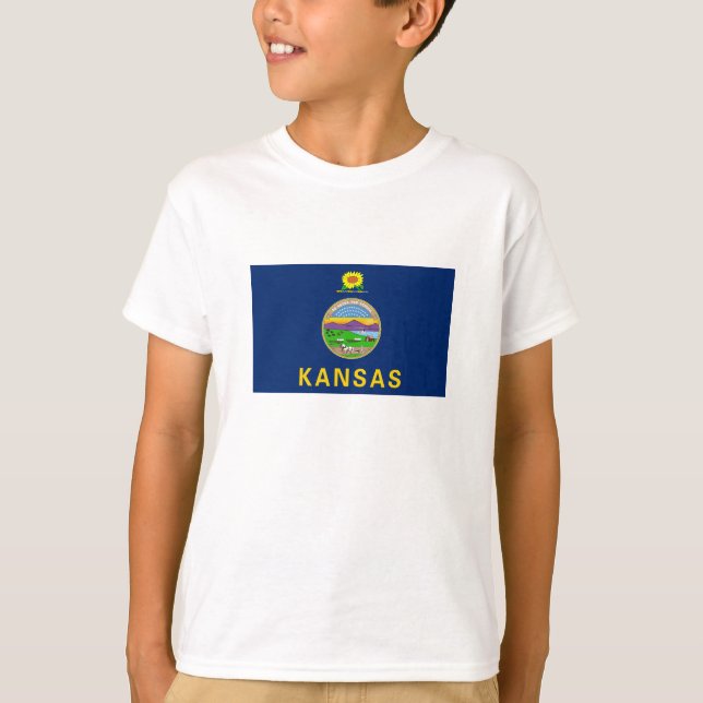 Kansas State Flag T-Shirt (Front)