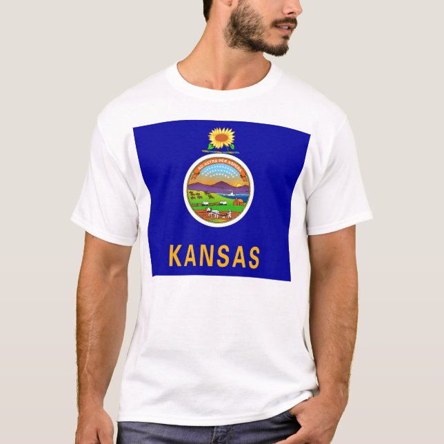 Kansas State Flag T-Shirt (Front)