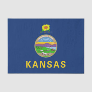 Kansas State Flag Tissue Paper