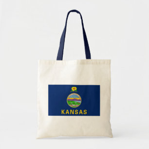 Kansas State Flag Tote Bag