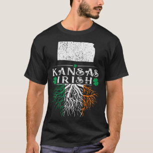 Kansas State Irish St Patricks Day Gift T-Shirt