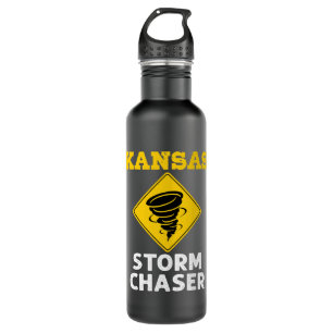 Kansas Storm Chaser Tornado Weather 710 Ml Water Bottle