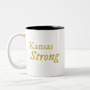 Kansas Strong  Two-Tone Coffee Mug