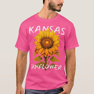 Kansas Sunflower Flower Gardening T-Shirt