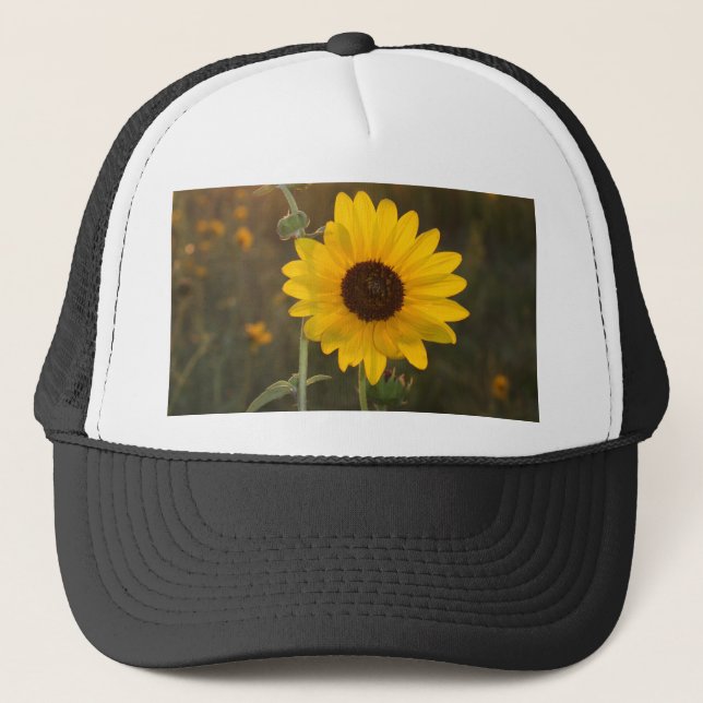 Kansas Sunflower Trucker Hat (Front)
