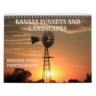 Kansas Sunset and Landscapes Calendar