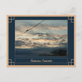 Kansas Sunsets Postcard