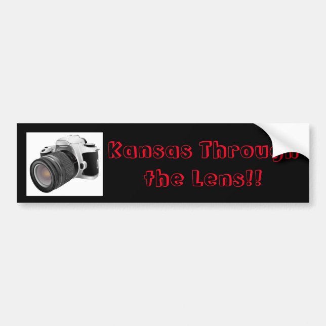 Kansas Through the Lens Bumper Sticker (Front)