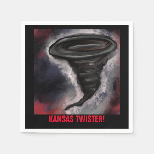 KANSAS TWISTER NAPKIN (Front)